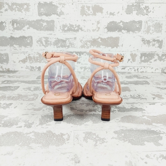 New Sam Edelman Womens Dia Leather Ankle Strap Heels i829 - Picture 5 of 12